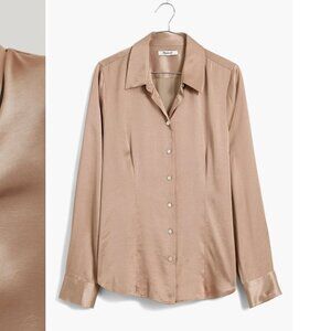 Madewell Enzo Darted Button-Up Blouse